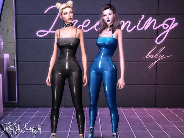  The Sims Resource: Jellyfish Jumpsuit by Genius666