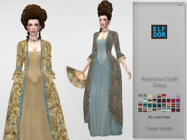  Elfdor: Rococo Court Dress