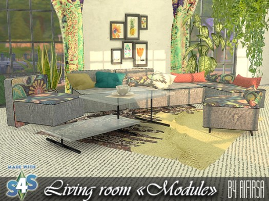  Aifirsa Sims: Livingroom Module