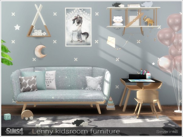  The Sims Resource: Lenny kidsroom furniture by Severinka
