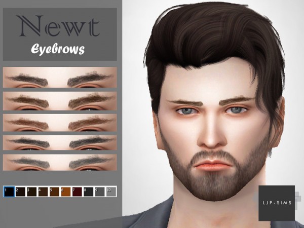  The Sims Resource: Newt Eyebrows by LJP Sims