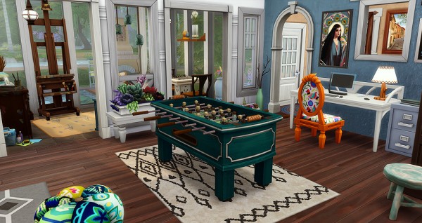 Simsontherope Squeezed orange house • Sims 4 Downloads