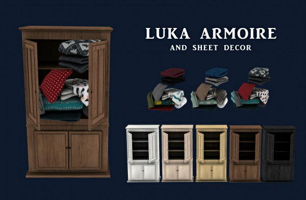 Leo 4 Sims: Luka Armoire