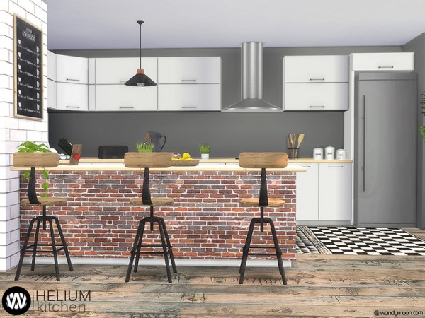  The Sims Resource: Helium Kitchen by wondymoon