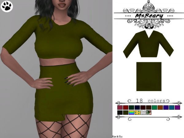  The Sims Resource: Two Piece Outfit by MsBeary