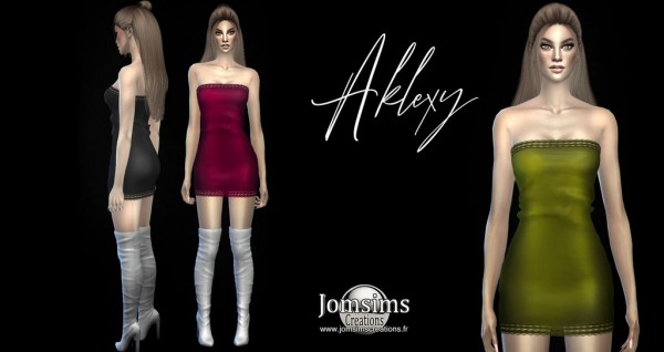  Jom Sims Creations: Aklexy dress set