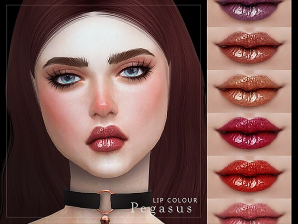  The Sims Resource: Pegasus    Lip Colour by Screaming Mustard
