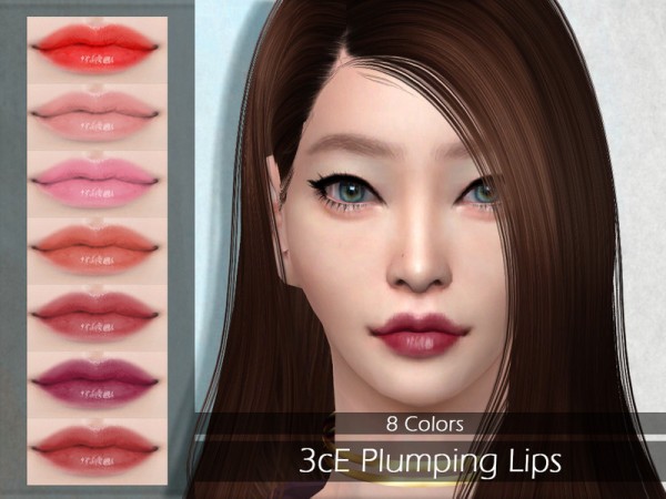  The Sims Resource: Plumping Lips by Lisaminicatsims