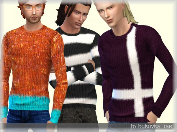  The Sims Resource: Sweater 2Color by bukovka