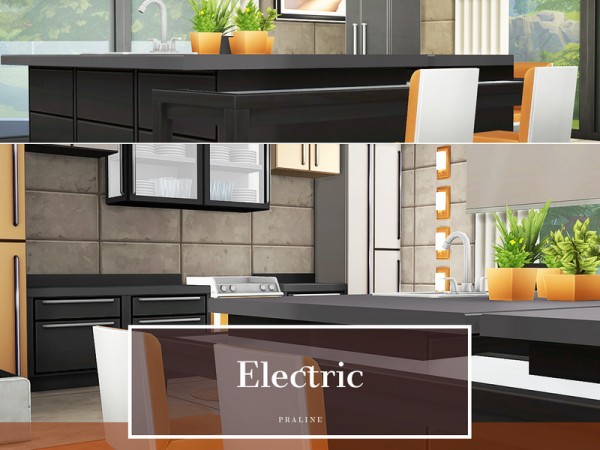  The Sims Resource: Electric House by Pralinesims