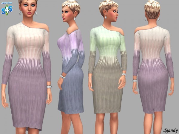  The Sims Resource: Dress   F201901 6 by dgandy