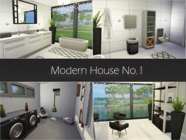  MSQ Sims: Modern House No.1