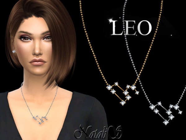  The Sims Resource: Leo zodiac necklace by NataliS