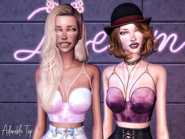  The Sims Resource: Adorable Top by Genius666