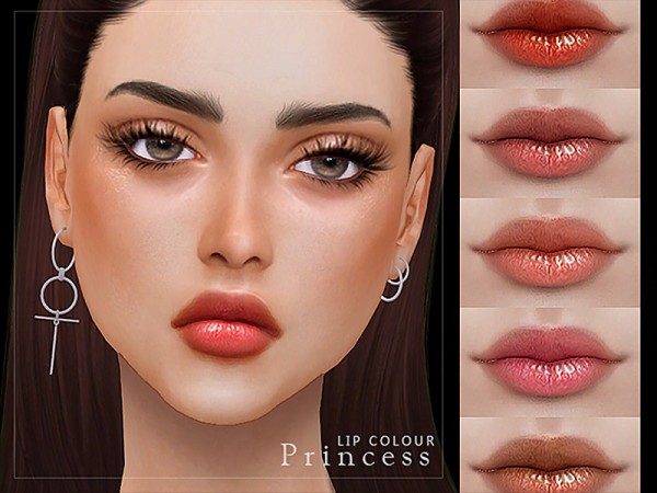  The Sims Resource: Princess   Lip Colour by Screaming Mustard