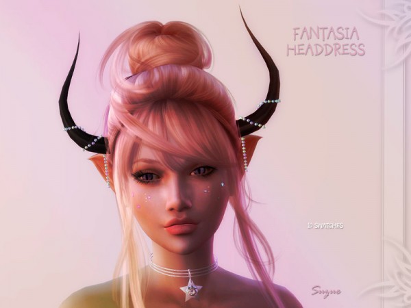  The Sims Resource: Fantasia Headdress by Suzue