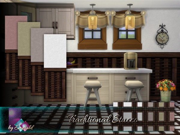  The Sims Resource: Traditional Stucco by emerald