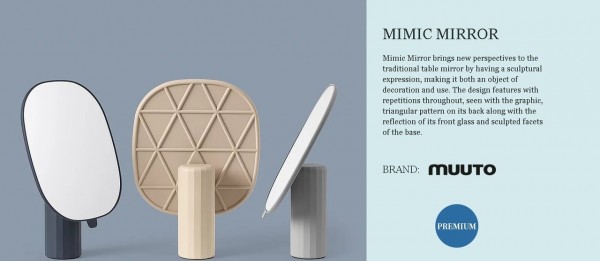  Meinkatz Creations: Mimic mirror by Muuto