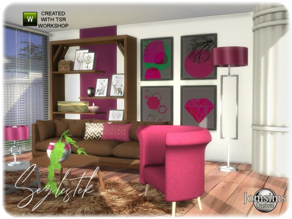  The Sims Resource: Sezlestek livingroom by jomsims