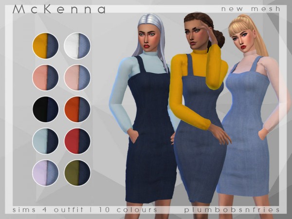  The Sims Resource: McKenna by Plumbobs n Fries