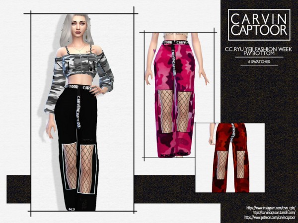  The Sims Resource: Ryu yeji fashion week FW bott by carvin captoor