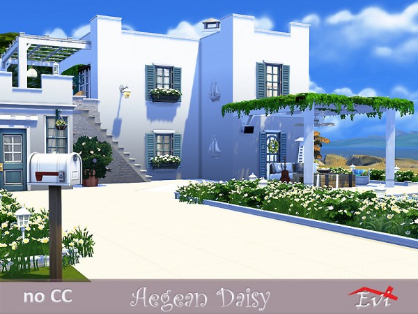  The Sims Resource: Aegean Daisy House by evi