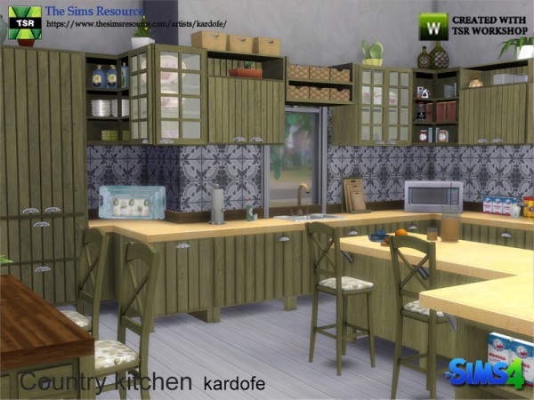  The Sims Resource: Country kitchen by kardofe