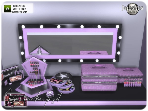  The Sims Resource: Lisy decor make up set by jomsims