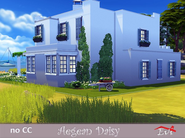  The Sims Resource: Aegean Daisy House by evi