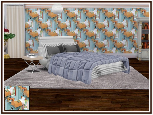  The Sims Resource: Bedroom Walls by marcorse