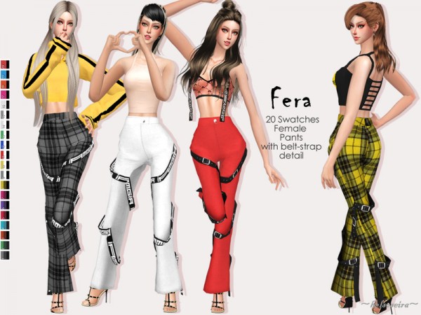  The Sims Resource: FERA   Pants by Helsoseira