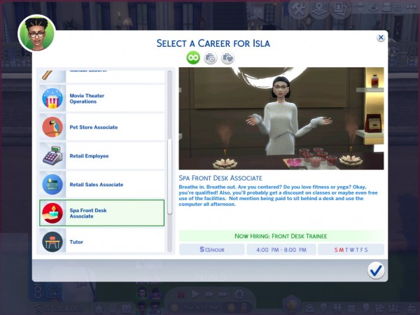  Mod The Sims: Ultimate Teen Career Set by asiashamecca