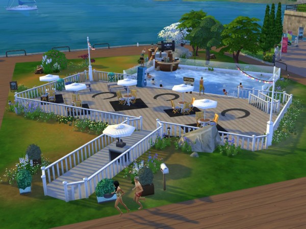  The Sims Resource: Butterfly Swim Park by LaReineDubois