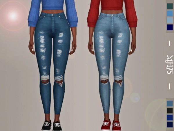  The Sims Resource: Rona Jeans by Margeh 75