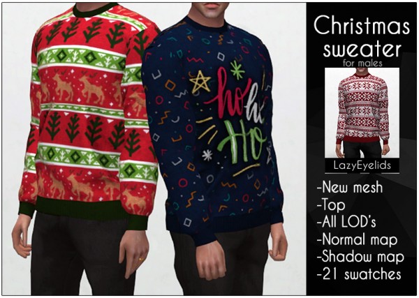  Lazyeyelids: Christmas sweater for him