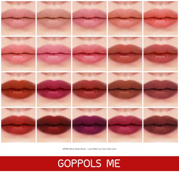 GOPPOLS Me: Brown   Luxe Matte Lip Color