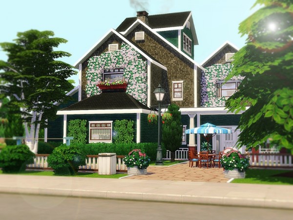  The Sims Resource: Simply Suburban House by MychQQQ
