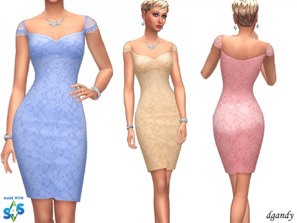  The Sims Resource: Dress   I201901 9 by dgandy