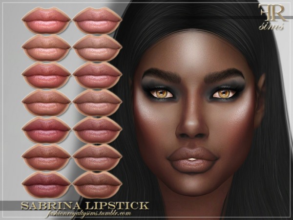  The Sims Resource: Sabrina Lipstick by FashionRoyaltySims