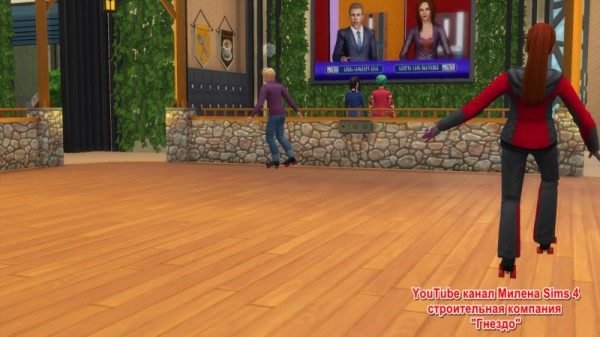  Sims 3 by Mulena: Roller drom No CC