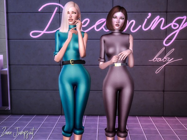  The Sims Resource: Zana Jumpsuit by Genius666