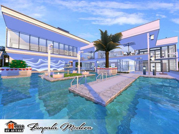  The Sims Resource: Bunpala Modern House by autaki