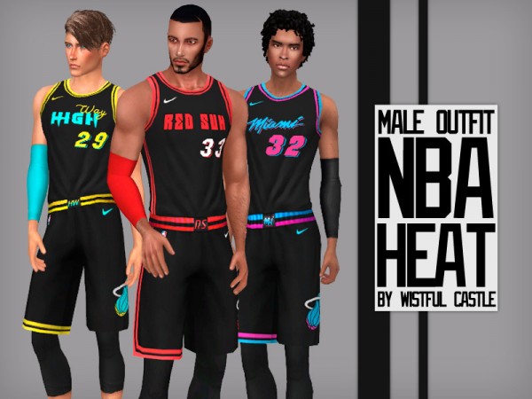  The Sims Resource: NBA Heat   male outfit by WistfulCastle