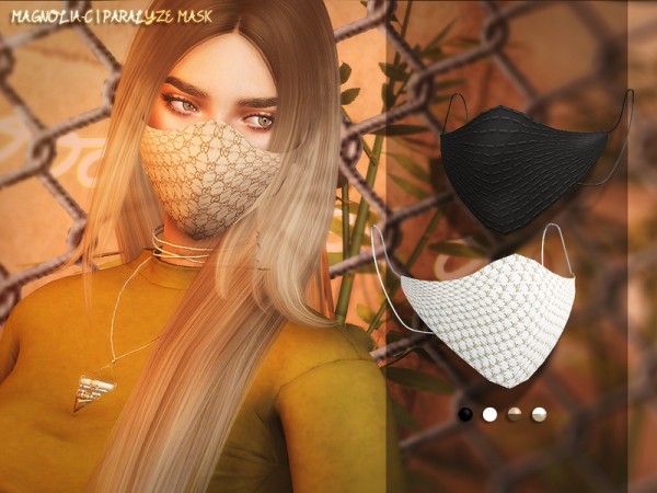  The Sims Resource: Paralyze Mask by magnolia c