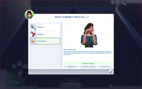  Mod The Sims: Salon Career by ellenplop