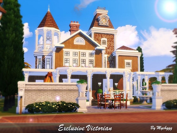  The Sims Resource: Exclusive Victorian House by MychQQQ