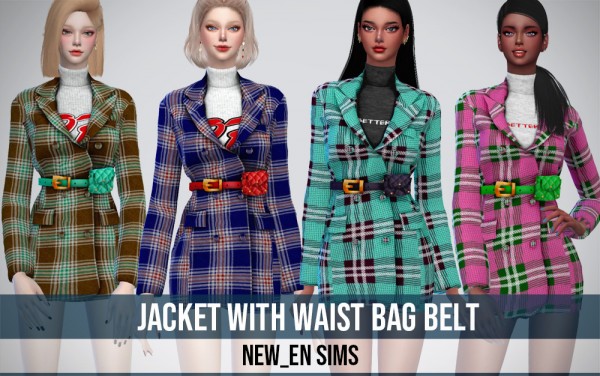 Newen: Jacket With Waist Bag Belt