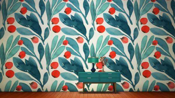  Miss Ruby Bird: Floral Murals Walls