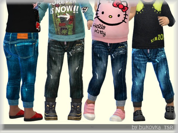 The Sims Resource: Pants Denim by bukovka