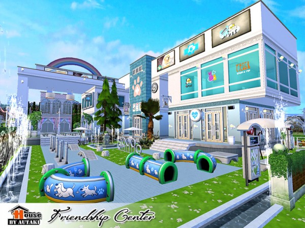  The Sims Resource: Friendship Center NoCC by autaki
